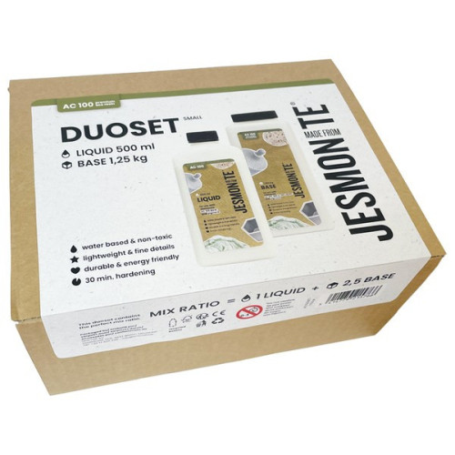 JESMONITE - AC100 Kit - 500ml Liquid + 1.25kg Base - 1.75kg