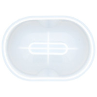 JESMONITE - Moule en Silicone - Porte-savon Ovale - 12x8,5x2cm