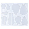 RESLIN - Moule en Silicone - Boucles d'Oreilles Pendentif - 15x12x0,5cm