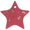 JESMONITE - Silicone Mould - Star with Hanging Eye - 6,9x5,7x1,2cm
