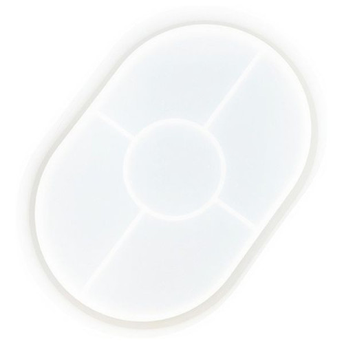 JESMONITE - Moule en Silicone - Petit Plateau Ovale - 15,5x11,4x2cm