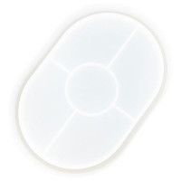 JESMONITE - Silicone Mould - Small Oval Tray - 15,5x11,4x2cm