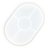 JESMONITE - Silicone Mould - Small Oval Tray - 15,5x11,4x2cm