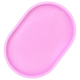 JESMONITE - Moule en Silicone - Petit Plateau Ovale - 15,5x11,4x2cm