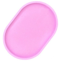 JESMONITE - Moule en Silicone - Petit Plateau Ovale - 15,5x11,4x2cm