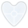JESMONITE - Silicone Mould - Heart Bowl - 11,5x10x1,6cm