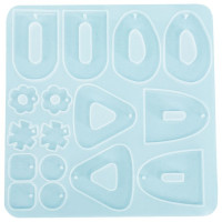 RESLIN - Moule en Silicone - Boucles d'Oreilles Tropical - 12,7x13x0,7cm