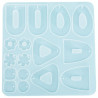 RESLIN - Moule en Silicone - Boucles d'Oreilles Tropical - 12,7x13x0,7cm