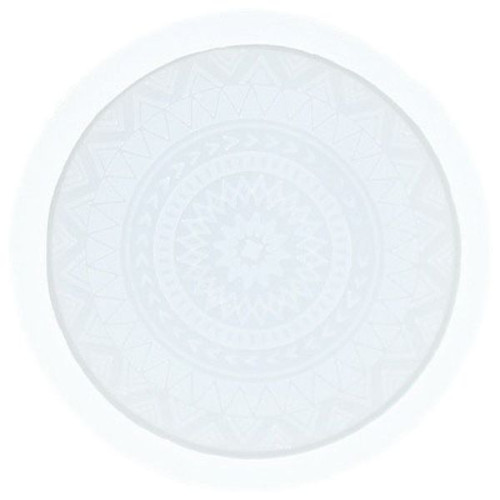 JESMONITE - Moule en Silicone - Dessous De Verre Mandala - 11x11x2cm