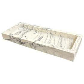 JESMONITE - Moule en Silicone - Coupelle Rectangulaire S - 26,6x12,1x3,2cm