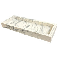 JESMONITE - Moule en Silicone - Coupelle Rectangulaire S - 26,6x12,1x3,2cm