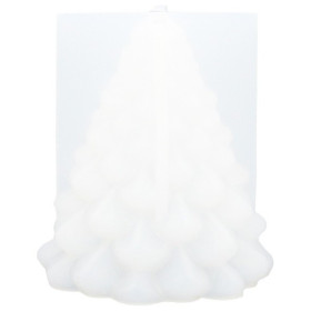 JESMONITE - Moule en Silicone - Wide Sapin De Noël - 8,4x8,4x9,2cm