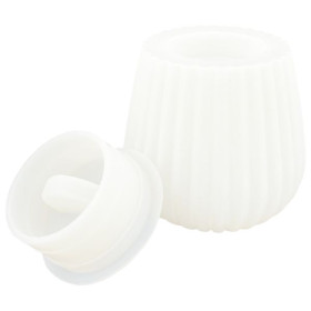 RESLIN - Silicone Mould - Pinstripe Pot Lid - 9,8x9,8x8cm