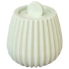 JESMONITE - Silicone Mould - Pinstripe Pot with Lid - 9,8x9,8x8,3cm