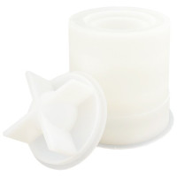 JESMONITE - Silicone Mould - Donut Cup with Lid - 9x9x8,2cm