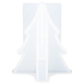 JESMONITE - Moule en Silicone - Grand Sapin De Noël - 10,6x10,6x11,8cm
