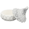 JESMONITE - Moule en Silicone - Pot Avec Patterned Lid - 8,4x8,4x9,4cm