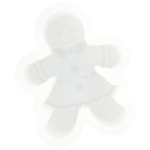 JESMONITE - Silicone Mould - Gingerbread Girl - 12x10x3cm