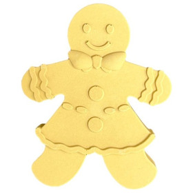 JESMONITE - Silicone Mould - Gingerbread Girl - 12x10x3cm