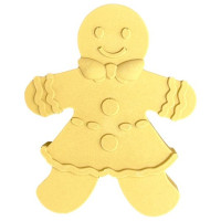 JESMONITE - Moule en Silicone - Gingerbread Girl - 12x10x3cm