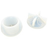 JESMONITE - Silicone Mould - Mushroom Pot - 8,5x8,5x5,5cm
