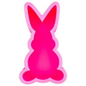 JESMONITE - Silicone Mould - Hare Front View - 13x7,6x3,1cm