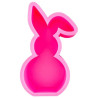 JESMONITE - Moule en Silicone - Lapin Front View - 13x7,5x3,1cm