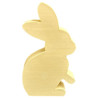 JESMONITE - Silicone Mould - Rabbit Side View - 12,5x7,9x3,1cm