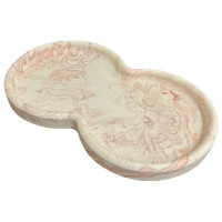 JESMONITE - Silicone Mould - Double Peanut-shaped Dish - 20,6x12,3x1,6cm