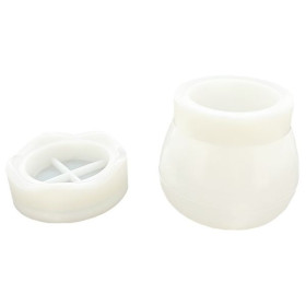 JESMONITE - Silicone Mould - Round Jar with Lid - 8,2x8,2x7cm