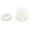 JESMONITE - Moule en Silicone - Rond Jar Avec Couvercle - 8,2x8,2x7cm