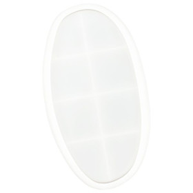 RESLIN - Moule en Silicone - Irrégulier Bol Ovale - 23,7x13x2cm