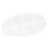 JESMONITE - Moule en Silicone - Irrégulier Coupelle Ovale L - 23,7x13,3x2cm