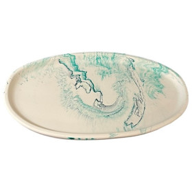 JESMONITE - Silicone Mould - Irregular Oval Dish L - 23,7x13,3x2cm