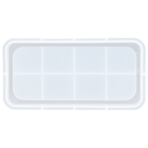 JESMONITE - Silicone Mould - Rectangular Tray - 18,2x9,3x1,2cm