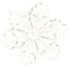 JESMONITE - Moule en Silicone - Flocon - 7,7x7,1x3,3cm