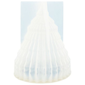 JESMONITE - Moule en Silicone - Rayé Sapin De Noël M - 9,7x9,7x11,7cm