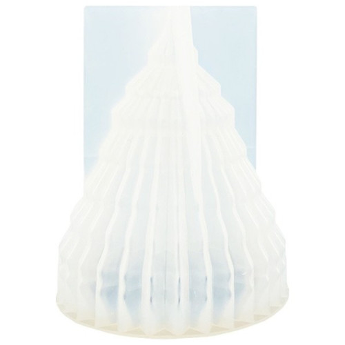 JESMONITE - Moule en Silicone - Rayé Sapin De Noël M - 9,7x9,7x11,7cm