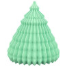 JESMONITE - Moule en Silicone - Rayé Sapin De Noël M - 9,7x9,7x11,7cm