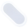 JESMONITE - Moule en Silicone - Ovale Pot - 10,3x5,5x3,5cm