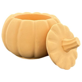 JESMONITE - Moule en Silicone - Citrouille Avec Couvercle - 5,7x10x6,5cm