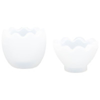 JESMONITE - Silicone Mould - 2-part Egg - 3,4x4,1x9,8cm
