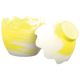 JESMONITE - Silicone Mould - 2-part Egg - 3,4x4,1x9,8cm