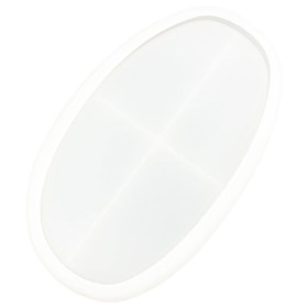RESLIN - Moule en Silicone - Petit Bol Ovale - 19x12x1,8cm