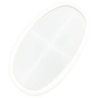 RESLIN - Moule en Silicone - Petit Bol Ovale - 19x12x1,8cm
