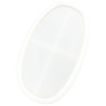 JESMONITE - Moule en Silicone - Irrégulier Coupelle Ovale S - 19,4x11,8x1,8cm