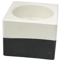 JESMONITE - Moule en Silicone - Petit Cube Bougeoir - 7,1x7,1x4,1cm