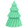JESMONITE - Moule en Silicone - Rotating Sapin De Noël M - 11,7x9x7cm