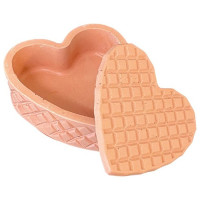 JESMONITE - Silicone Mould - Heart-shaped Box - 8x8x2,5cm