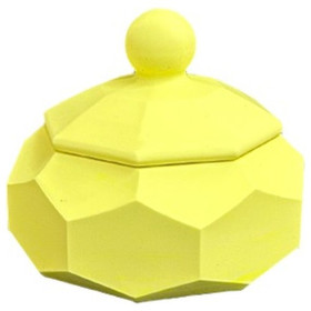 JESMONITE - Moule en Silicone - À Facettes Box Avec Couvercle - 9,1x4,5x4cm